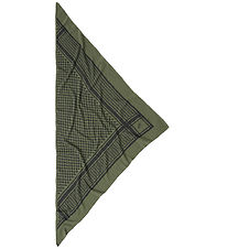 Lala Berlin Scarf - 162x85 - Triangle Trinity - Moss/Asphalt
