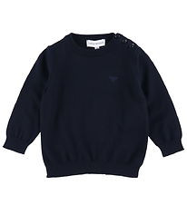 Emporio Armani Blouse - Knitted - Navy