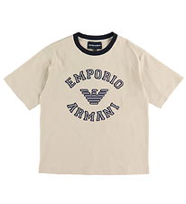 Emporio Armani Stuttermabolur - Oxford Tan/Grá