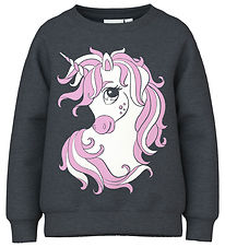 Name It Peysa - NmfVeda - Dark Sapphire/Sætur Unicorn