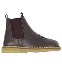 Angulus Stígvél - Chelsea - Aubergine/Borð