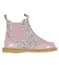 Angulus Boots - Chelsea - Mauve w. Glitter