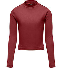 Kids Only Blouse - Rib - Cropped - KogLinea - Syrah