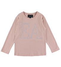 Emporio Armani Bluse - Rose Smoke m. Strassstein