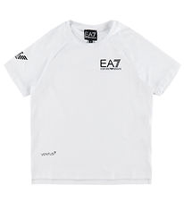 EA7 T-Shirt - Weiß m. Schwarz