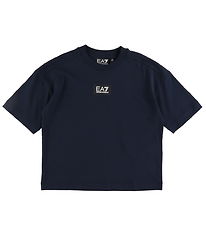 EA7 T-Shirt - Armani Blue m. Print
