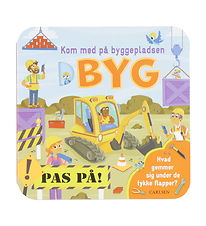 Forlaget Carlsen Bilderbok m. Flapper - Gå med på byggarbetsplat