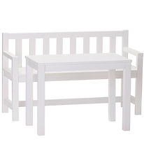 Kids Concept Garden set - Wood - 90x33x55/60x35x45 cm - White