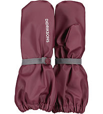 Didriksons Regenhandschuhe m. Fleece - PU - Pileglove - Rostig W
