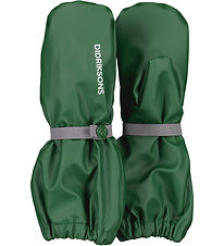 Didriksons Regenhandschuhe m. Fleece - PU - Pileglove - Grün
