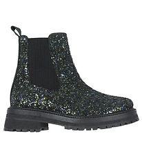 Angulus Boots - Chelsea - Teal w. Glitter