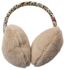 Sofie Schnoor Ear warmers - Beige w. Flowers