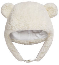 Moncler Beanie - Teddy Fleece - Off White w. Ears
