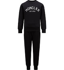 Moncler Sweat Set - Black w. Beige