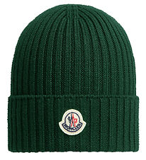 Moncler Beanie - Wool - Dark Green