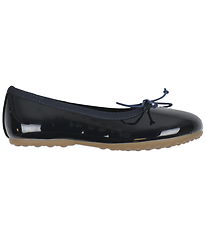 Bisgaard Ballerina Slippers - Lucy - Navy Patent
