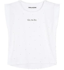 T-Shirt Zadig & Voltaire - Blanc av. Strass