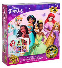Prime 3D Puzzle Jigsaw Puzzle - 3D/2D - 200 Bricks - Princess