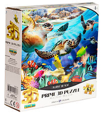 Prime 3D Puzzle Jigsaw Puzzle - 3D - 63 Bricks - Turtle Beach
