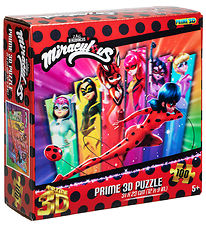 Prime 3D Puzzle Jigsaw Puzzle - 3D - 100 Bricks - Miraculous