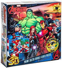 Prime 3D Puzzle Jigsaw Puzzle - 3D/3D - 200 Bricks - Avengers