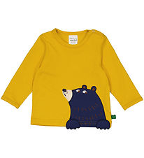 Freds World Blouse - Bear Applique - Mango