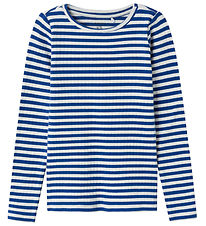 Name It Blouse - NmfSuraja - Rib - Surf The Web/Stripe
