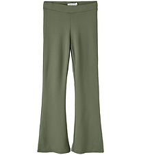 Name It Trousers - NkfFrikkali Bootcut - Deep Lichen Green