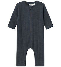 Name It Ullpyjamasdräkt - NbmWang - Ombre Blue