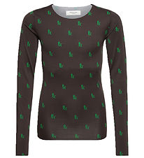 Rosemunde Blouse - Rsmn Monogram Green Print