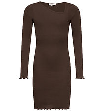 Rosemunde Kleid - Rib - Dark Espresso