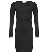 Rosemunde Kleid - Rib - Schwarz