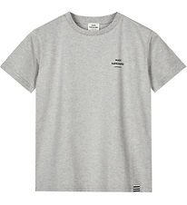Mads Nørgaard T-skjorte - Thorlino - Light Grey Melange