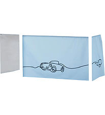 Hoppekids Half-height curtains Bed - 70x160 cm - Cars