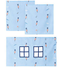 Hoppekids Half-height curtains Bed - 70x160 cm - Tin Soldier