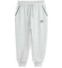 Mini Rodini Joggingbroek - ABC - Grijs