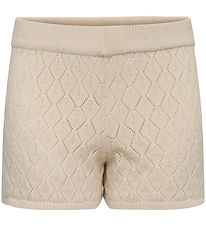 Sofie Schnoor Stuttbuxur - Prjónað - Jumana - Off White M. Mynst