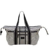 Lala Berlin Väska - Big Bag Muriel 2.0 - Heritage Stripe Black
