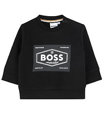 BOSS Sweatshirt - Black w. White
