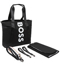 BOSS Wickeltasche - Schwarz m. Weiß