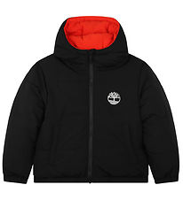 Timberland Gevoerde Jas/Fleece Jas - Omkeerbaar - Zwart/Oranje