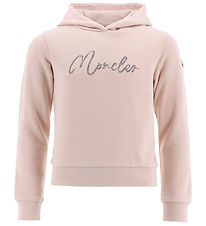 Moncler Hoodie - Pink w. Rivets