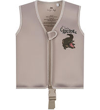 Konges Sløjd Swim Vest - Beige w. Crocodile