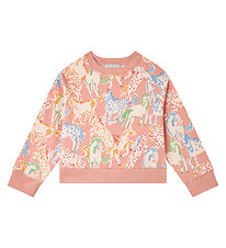Stella McCartney Kids Sweatshirt - Rosa m. Pferde