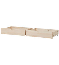 Hoppekids Drawers w. Wheels - 2 pcs - 70x160 cm - Natural