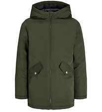 Jack & Jones Jacke - Noos - JjLoop Parka - Forest Nacht