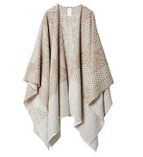 Lala Berlin Poncho - Wool - Pineo - Heritage Star Sand