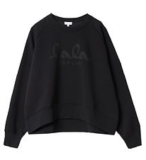 Lala Berlin Sweatshirt - Ijora - Black w. Logo