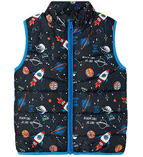 Name It Fóðrað vesti - NmmMylane - Dark Sapphire/Space