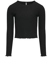 Kids Only Blouse - Rib - KogNella - Noos - Black